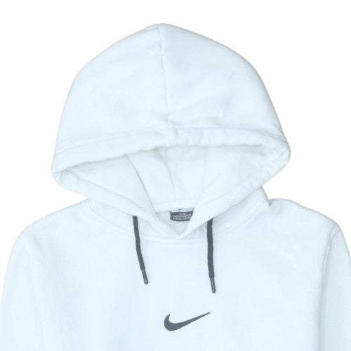 Mens UK Size M Nike White Pullover Hoodie