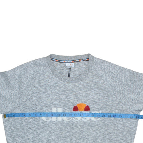 Mens UK Size XL ellesse Grey Pullover Sweatshirt