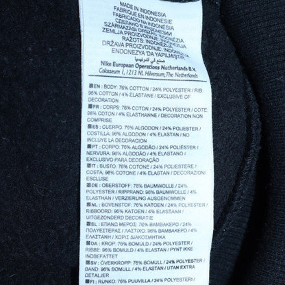 Mens UK Size L Nike Black Pullover Hoodie