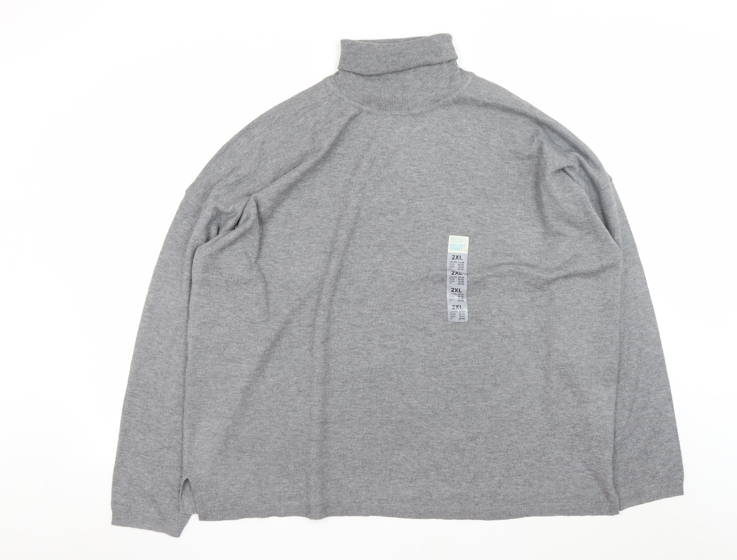 Mens UK Size 2XL Primark Grey Pullover Jumper