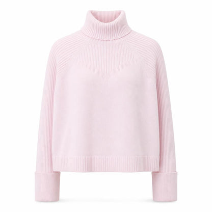 River Island Women’s Pink Roll Neck Knit Jumper Medium