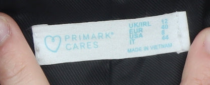 Primark Women’s Grey Tailored Short Blazer Jacket Size 12