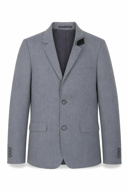 John Lewis Boys Grey Single Breasted Blazer 10 Years Regular Fit Formal Jacket
