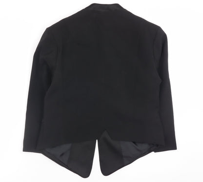 Miss Selfridge Women’s Black Blazer Size 14 Classic Workwear Jacket