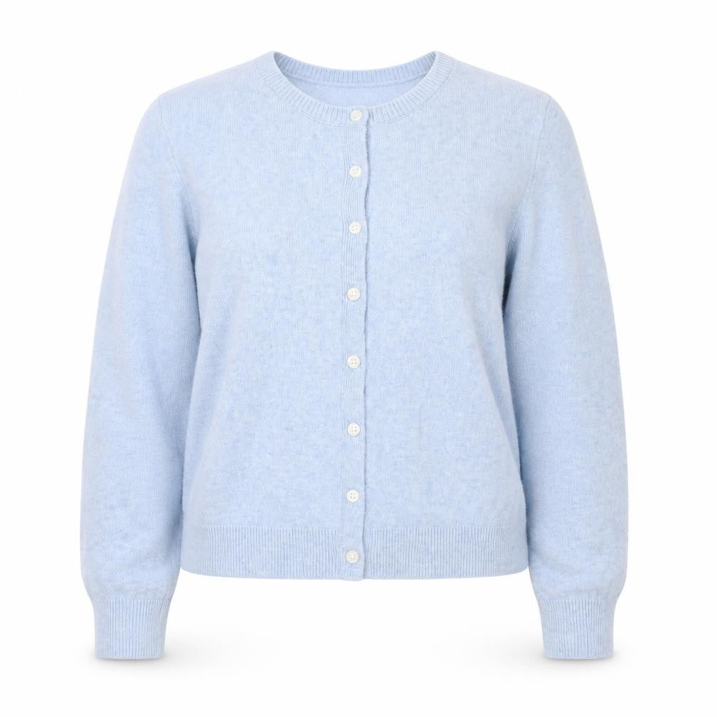 Old Navy Women Blue XL Cardigan Knit Long Sleeve Crew Neck Jumper