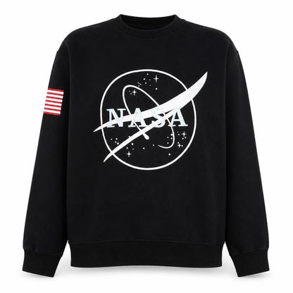Womens UK Size M  Black Pullover Sweatshirt