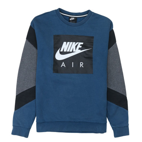 Mens UK Size XS Nike Blue Pullover Sweatshirt