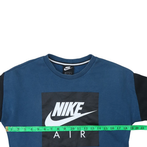 Mens UK Size XS Nike Blue Pullover Sweatshirt