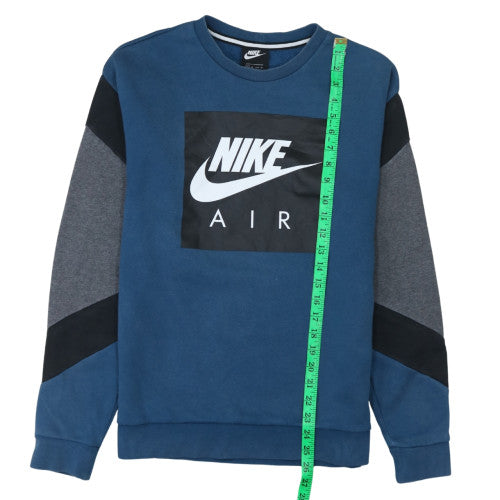Mens UK Size XS Nike Blue Pullover Sweatshirt