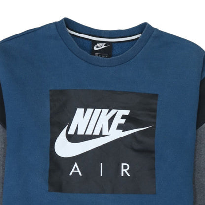 Mens UK Size XS Nike Blue Pullover Sweatshirt
