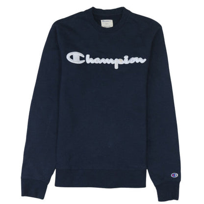Mens UK Size S Champion Blue Pullover Sweatshirt