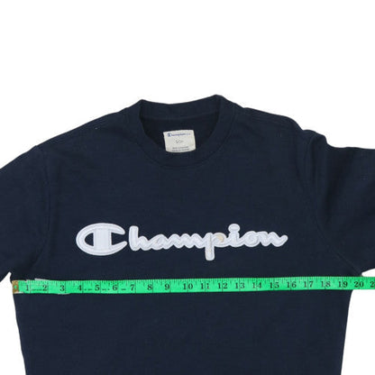 Mens UK Size S Champion Blue Pullover Sweatshirt