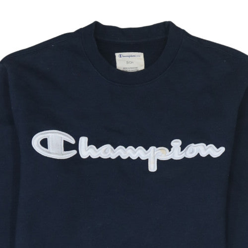 Mens UK Size S Champion Blue Pullover Sweatshirt