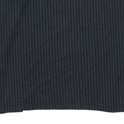 Tommy Hilfiger Men's Black Long Sleeve Striped Polo Shirt L