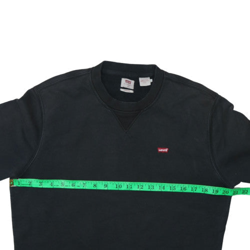 Mens UK Size S Levi's Black Pullover Sweatshirt