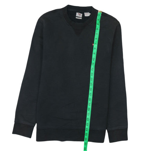 Mens UK Size S Levi's Black Pullover Sweatshirt