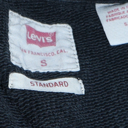 Mens UK Size S Levi's Black Pullover Sweatshirt