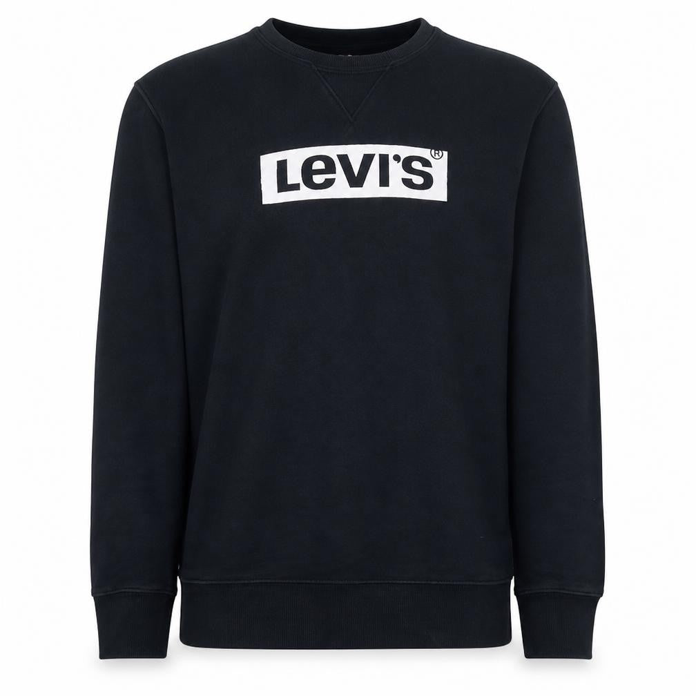Mens UK Size M Levi's Black Pullover Sweatshirt