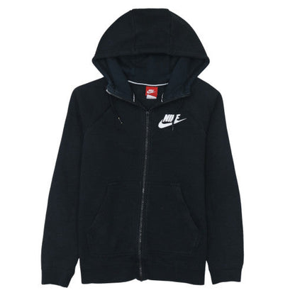 Womens UK Size S Nike Black Full Zip Hoodie
