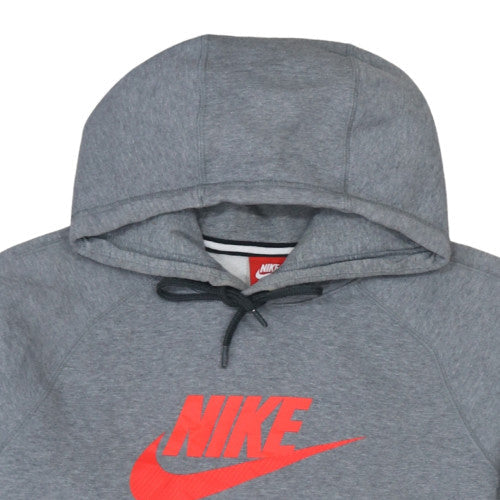 Mens UK Size M Nike Grey Pullover Hoodie