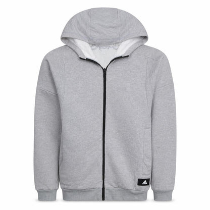 Mens UK Size M adidas Grey Full Zip Hoodie