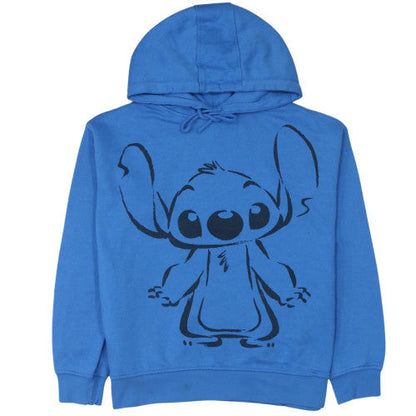 Womens UK Size 12 Disney Blue Pullover Hoodie