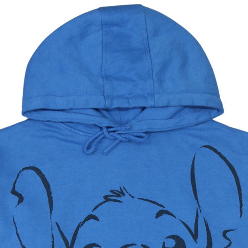 Womens UK Size 12 Disney Blue Pullover Hoodie
