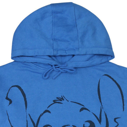 Womens UK Size 12 Disney Blue Pullover Hoodie
