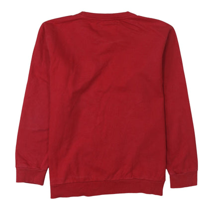 Womens UK Size L Disney Red Pullover Sweatshirt