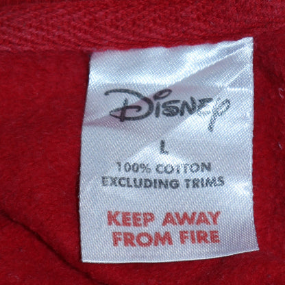 Womens UK Size L Disney Red Pullover Sweatshirt
