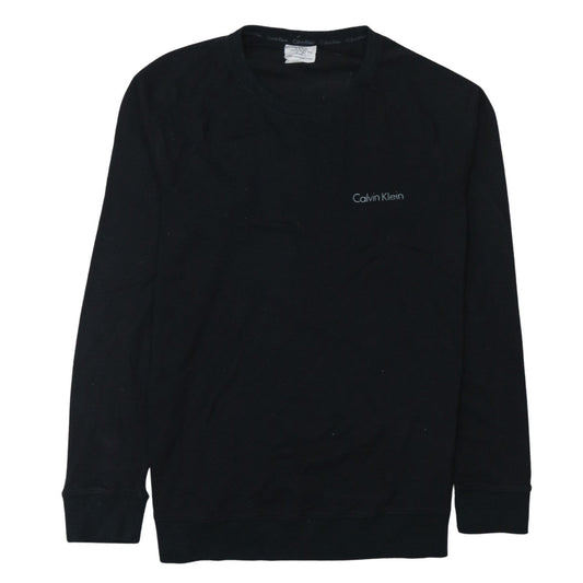 Womens UK Size S Calvin Klein Black Pullover Sweatshirt