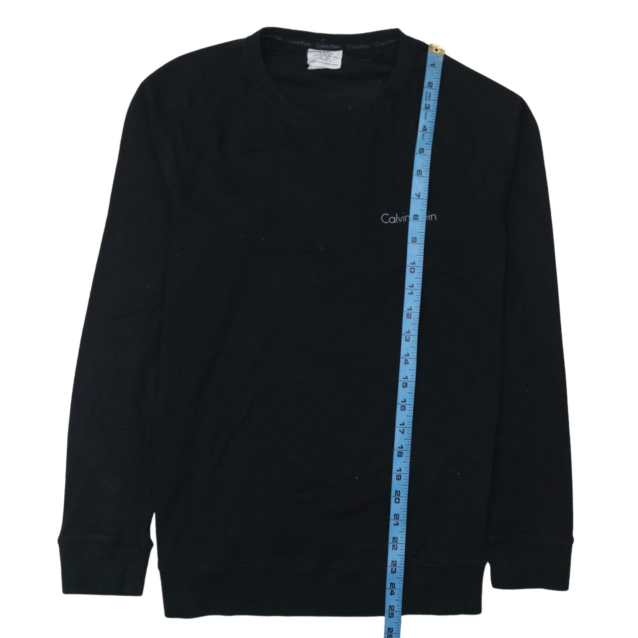 Womens UK Size S Calvin Klein Black Pullover Sweatshirt