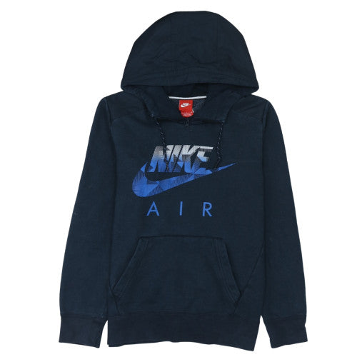 Mens UK Size S Nike Blue Pullover Hoodie