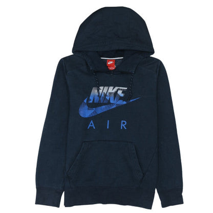 Mens UK Size S Nike Blue Pullover Hoodie