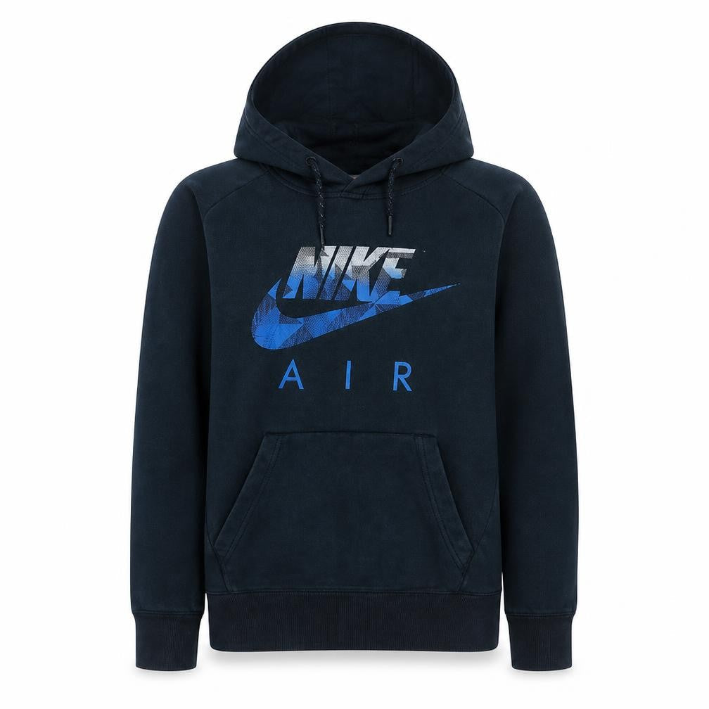 Mens UK Size S Nike Blue Pullover Hoodie