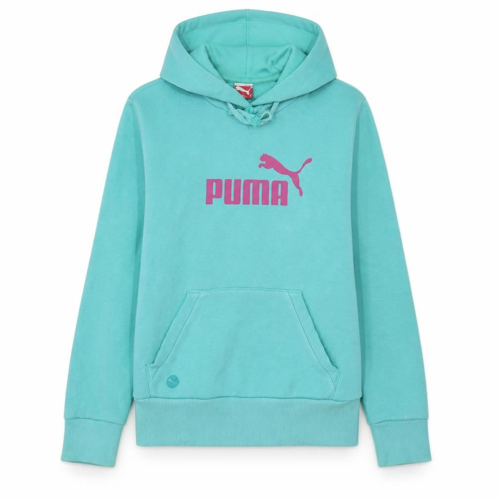 Womens UK Size 12 PUMA Blue Pullover Hoodie