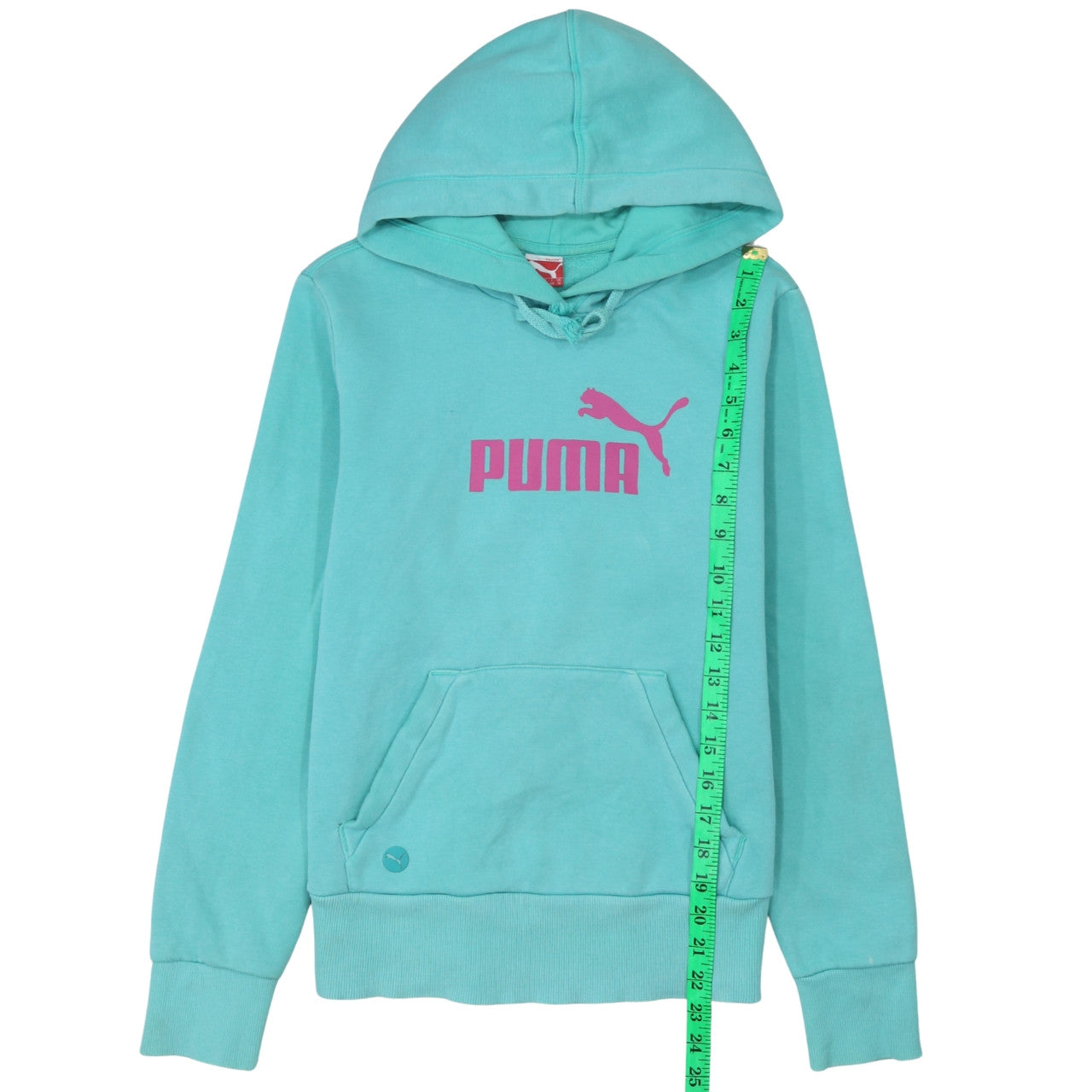 Womens UK Size 12 PUMA Blue Pullover Hoodie