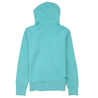 Womens UK Size 12 PUMA Blue Pullover Hoodie