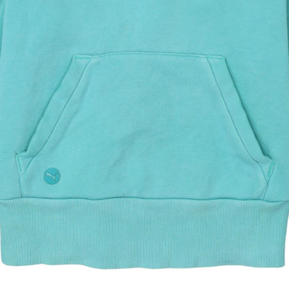 Womens UK Size 12 PUMA Blue Pullover Hoodie