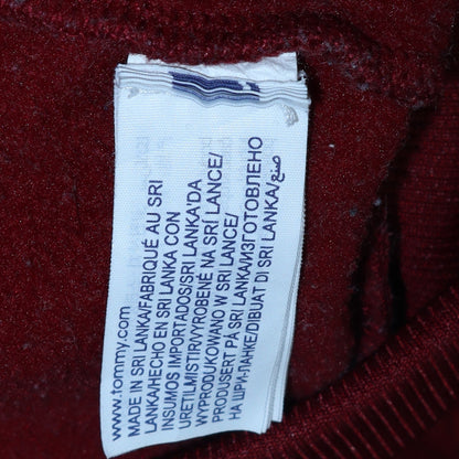 Mens UK Size L Tommy Sport Red Pullover Hoodie