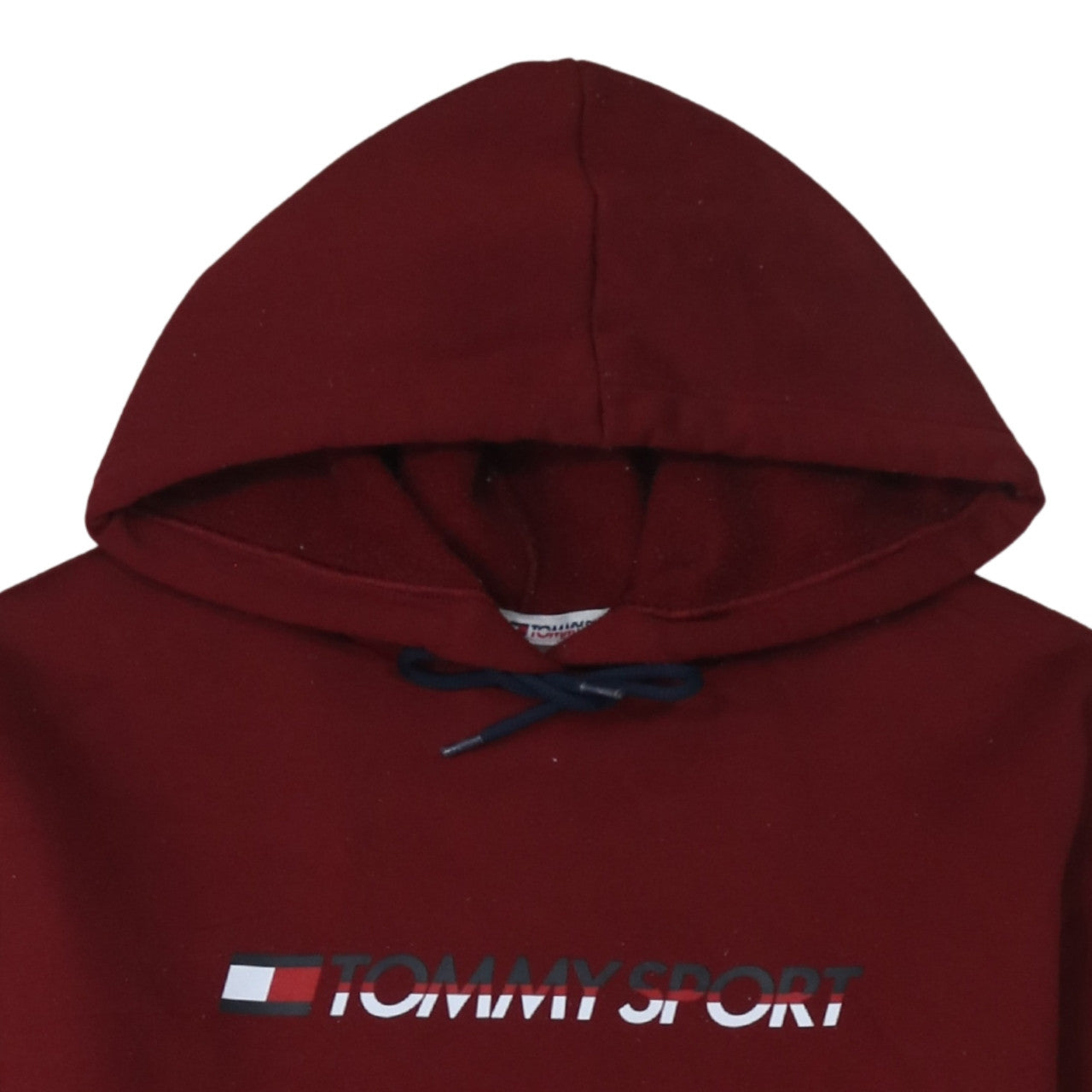 Mens UK Size L Tommy Sport Red Pullover Hoodie