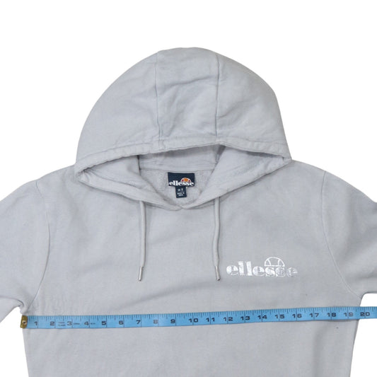 Womens UK Size 8 ellesse Grey Pullover Hoodie