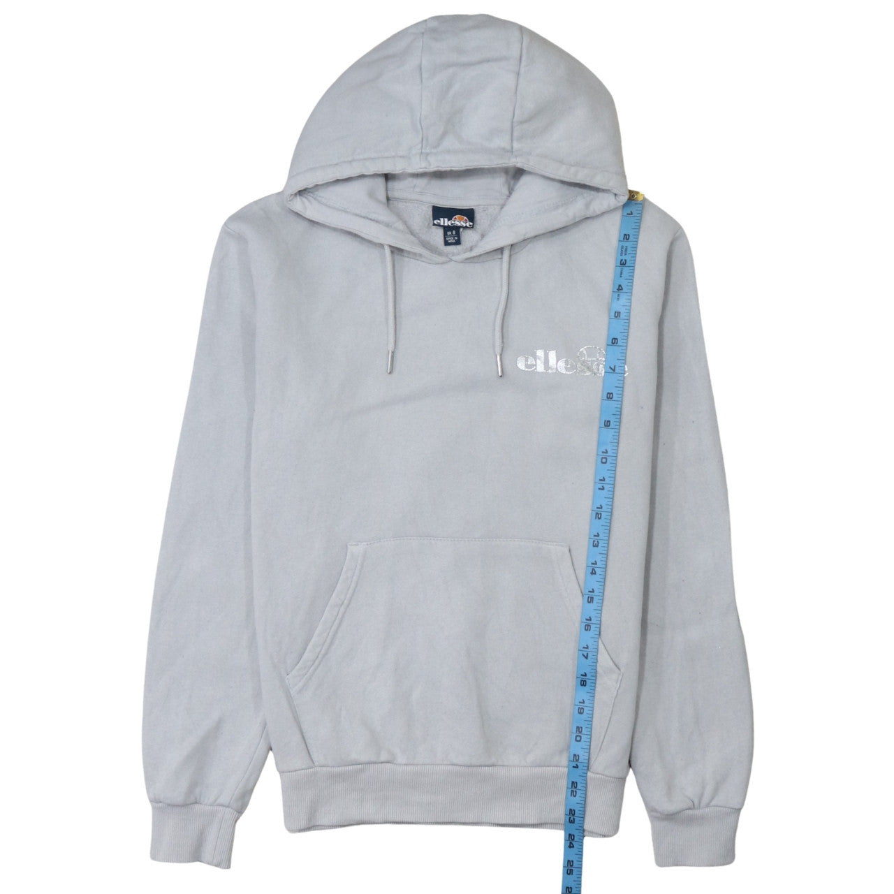 Womens UK Size 8 ellesse Grey Pullover Hoodie