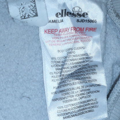 Womens UK Size 8 ellesse Grey Pullover Hoodie