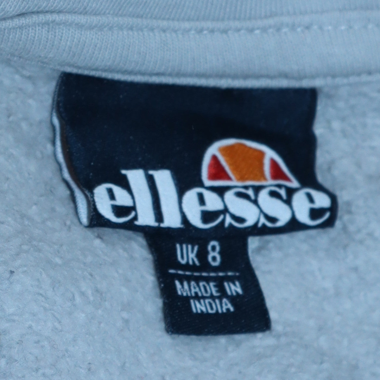 Womens UK Size 8 ellesse Grey Pullover Hoodie