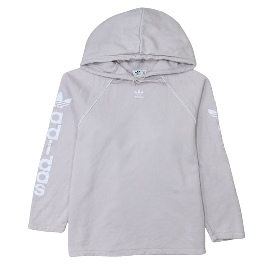 Womens UK Size 6 adidas Grey Pullover Hoodie