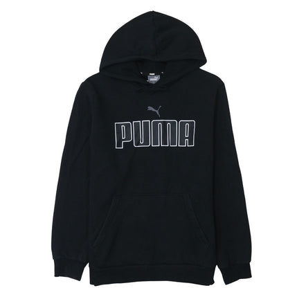 Mens UK Size M PUMA Black Pullover Hoodie