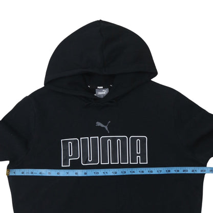 Mens UK Size M PUMA Black Pullover Hoodie
