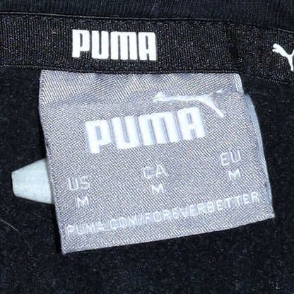 Mens UK Size M PUMA Black Pullover Hoodie