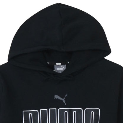 Mens UK Size M PUMA Black Pullover Hoodie